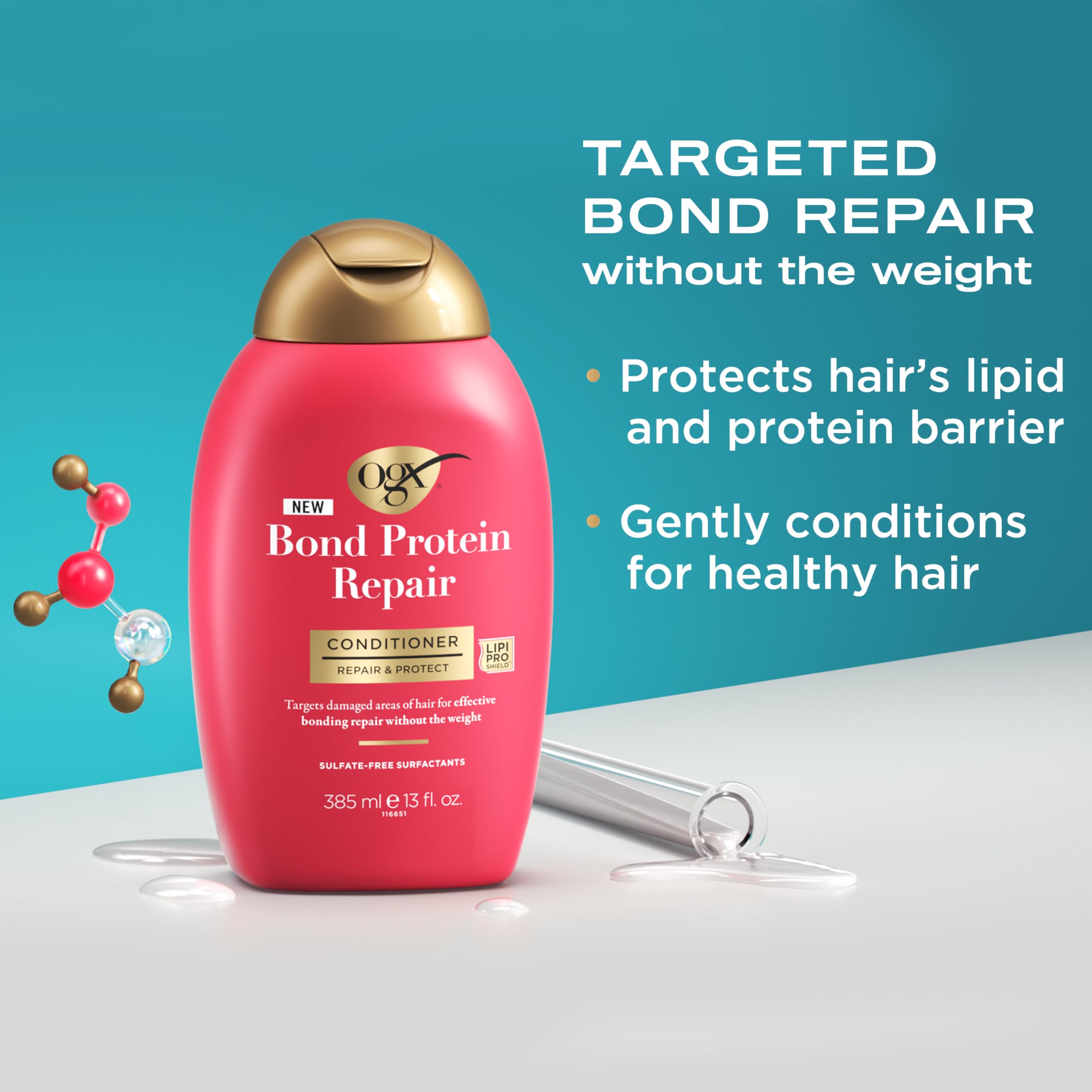 Amazon.com: OGX Repair + Protect Bond - Juego de champú y